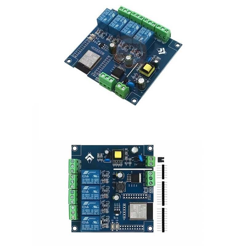 ESP32 Wifi Bluetooth AC 220V/DC 5-30 V 4 Kanal Röle Kartı