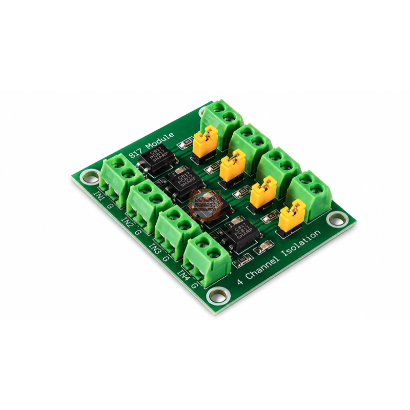 Optokuplör Modülü 4 Kanal PC817 3.6-30V – Sinyal İzolasyonu