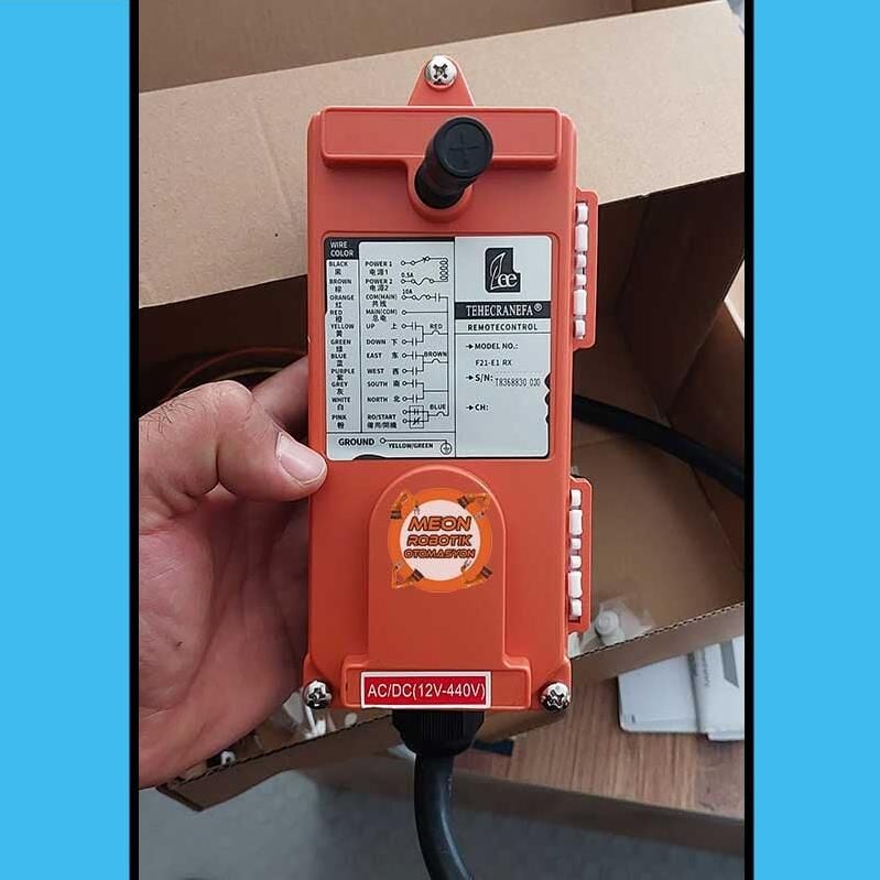 F21-E1B AC/DC 12V-440V Endüstriyel Vinç Kablosuz Radyo Uzaktan Kumanda Seti
