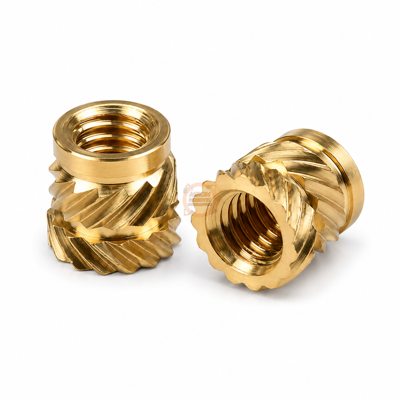 M2 3X3.5 İnsert Çakma Somun - 3D Baskı Pirinç Somun (OD:3,5 mm L:3 mm) 50 Adet