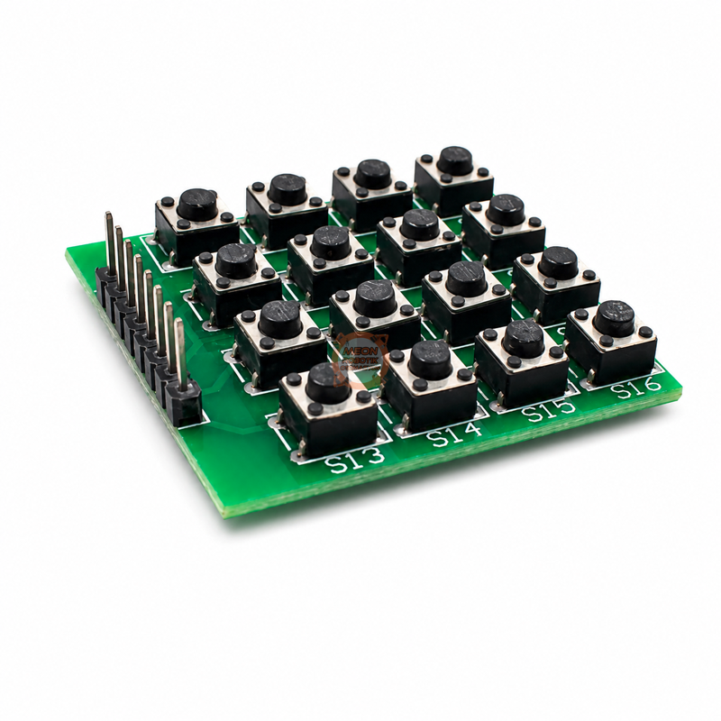 4x4 Keypad 16 Butonlu Matrix Tuş Takımı Modülü