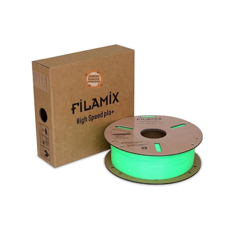 Filamix Açık Yeşil Pla+ Yüksek Hız Filamenti 1.75mm 1 KG-Hyper Rapid Pla+