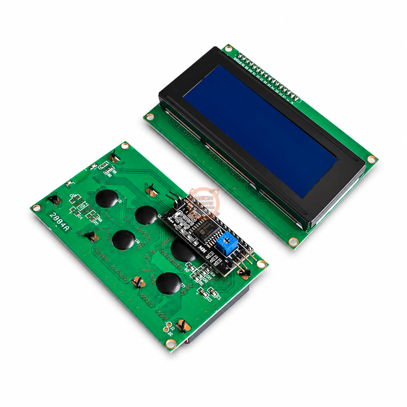 LCD Ekran 20x4 I2C Modüllü 5V Arduino Uyumlu Display (MAVİ)