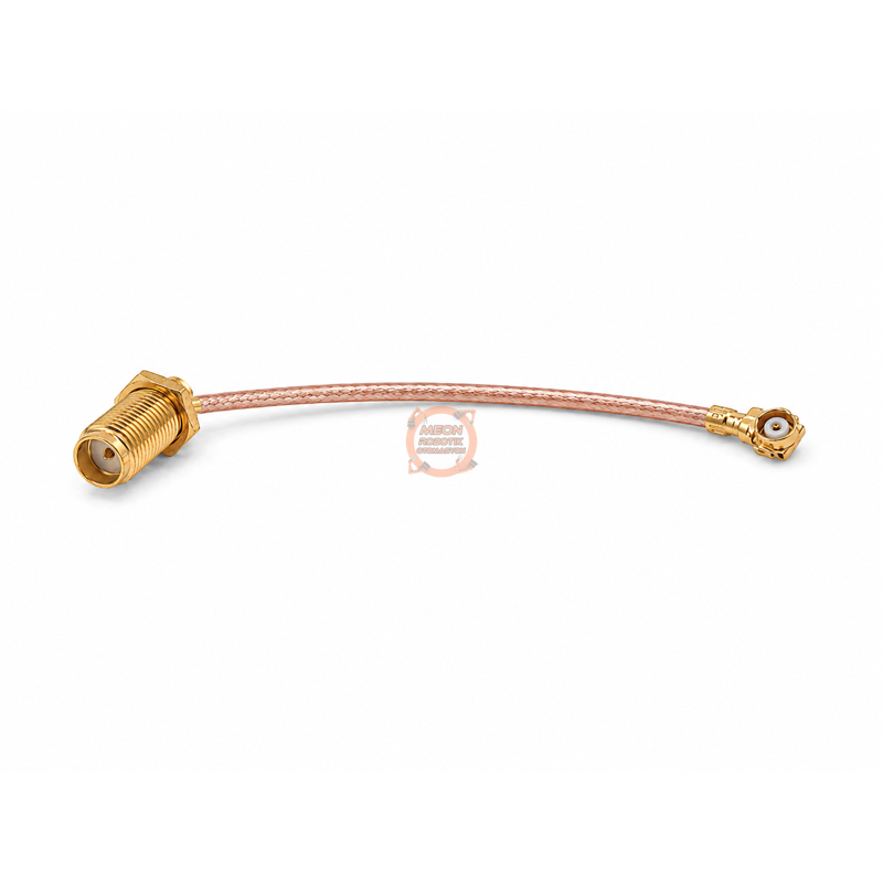 I-PEX Kablo RP-SMA Dişi (Female) 15 cm Anten Bağlantı Kablosu