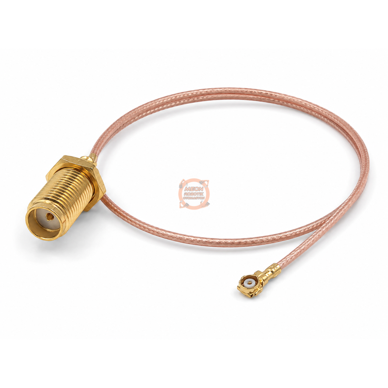 I-PEX Kablo RP-SMA Dişi (Female) 50 cm Anten Bağlantı Kablosu