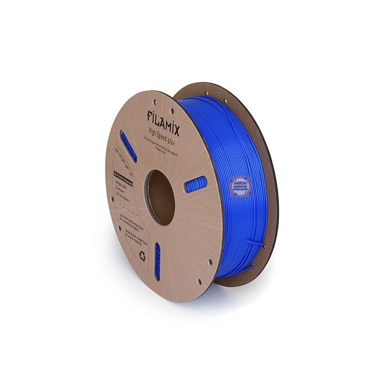 Filamix Mavi Pla+ Yüksek Hız Filamenti 1.75mm 1 KG-Hyper Rapid Pla+