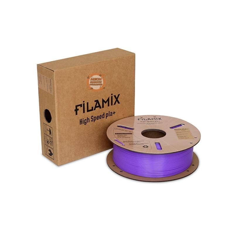 Filamix Mor Pla+ Yüksek Hız Filamenti 1.75mm 1 KG-Hyper Rapid Pla+