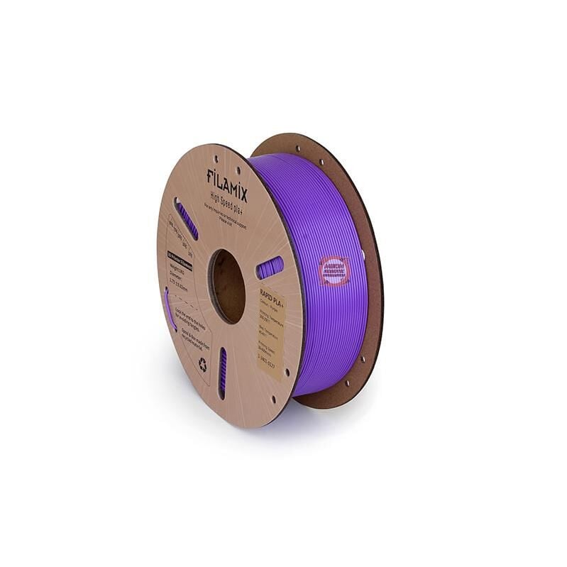 Filamix Mor Pla+ Yüksek Hız Filamenti 1.75mm 1 KG-Hyper Rapid Pla+