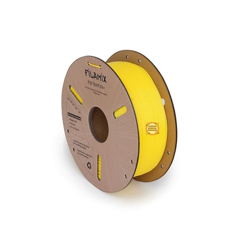 Filamix Sarı Pla+ Yüksek Hız Filamenti 1.75mm 1 KG-Hyper Rapid Pla+