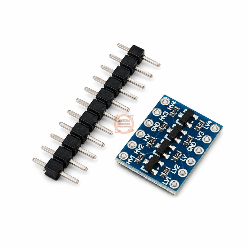 4 Kanal Çift Yönlü Lojik Seviye Dönüştürücü 3.3V-5V Modül