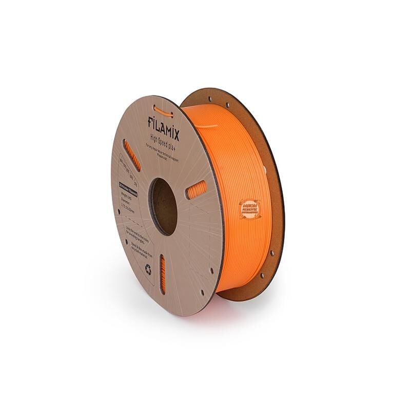 Filamix Turuncu Pla+ Yüksek Hız Filamenti 1.75mm 1 KG-Hyper Rapid Pla+