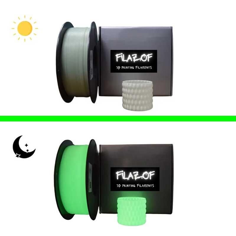 Filazof Glow Neon Gece Parlayan Filament PLA+1.75mm 1 KG