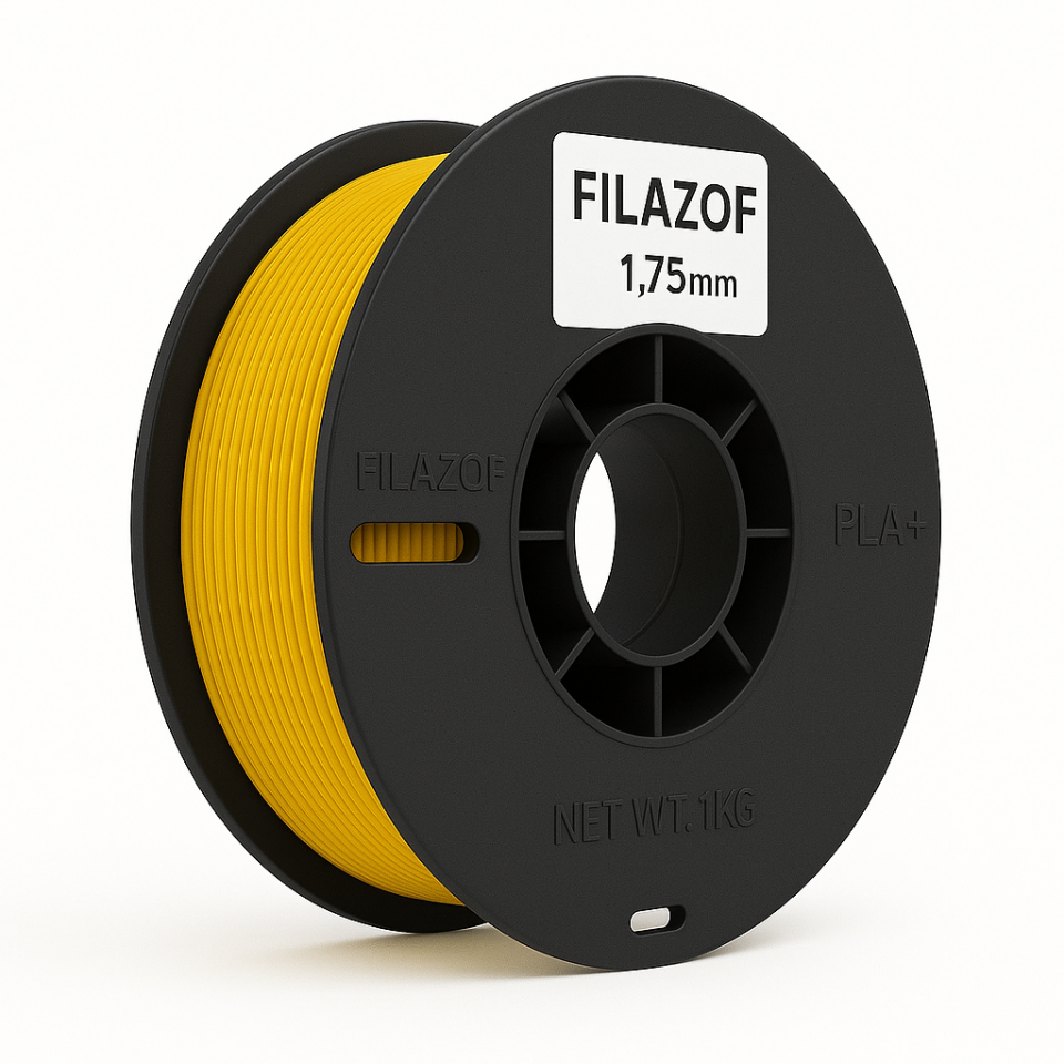 Filazof Sarı Filament PLA+ 1.75mm 1 KG