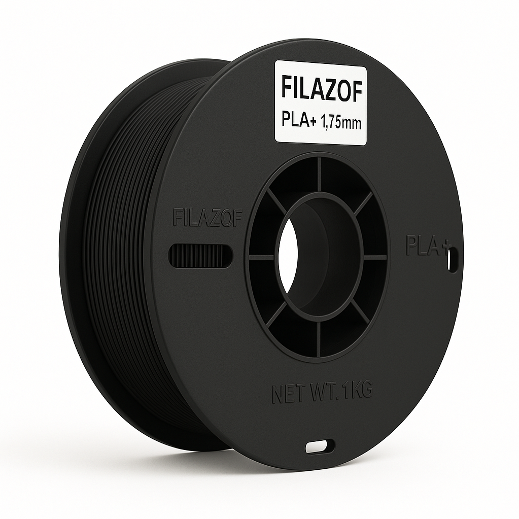 Filazof Siyah Filament PLA+ 1.75mm 1 KG