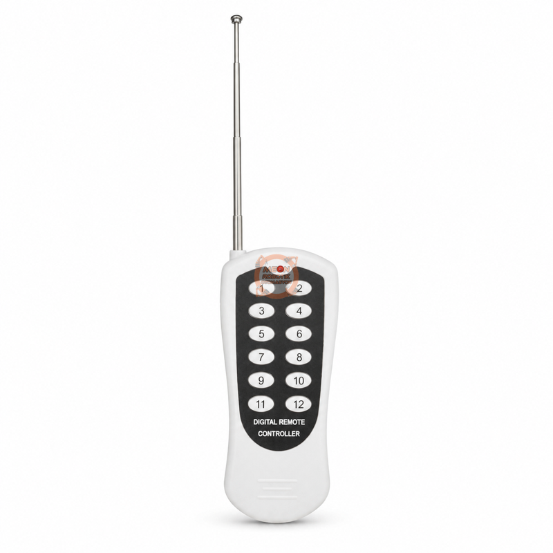 12 Kanal RF Kumanda 433 MHz Antenli Yedek Verici