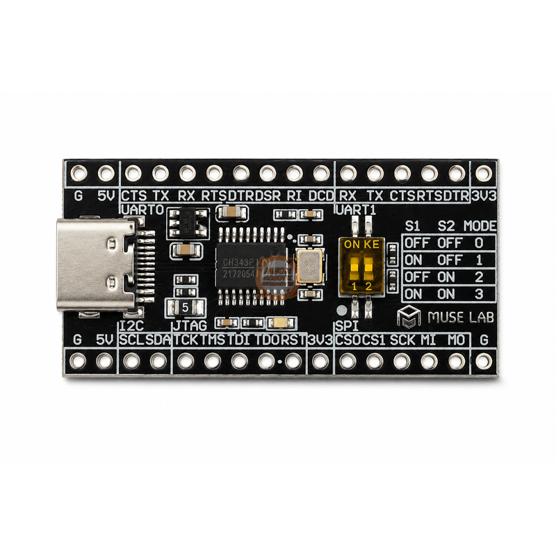 CH347T USB 2.0 High-Speed UART SPI I2C JTAG Programlama ve Debug Kartı