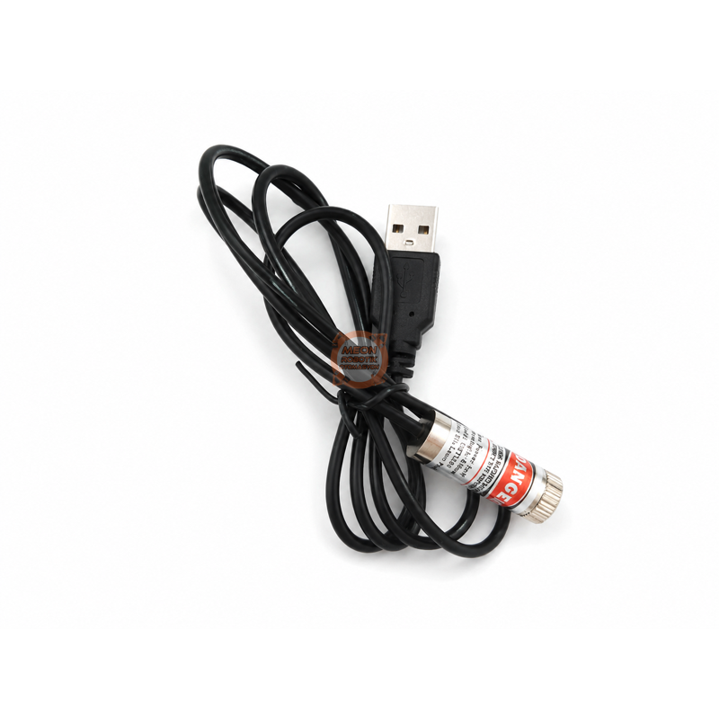 USB Kablolu 5 mW 650 nm Çizgi Lazer Modülü CHT1230
