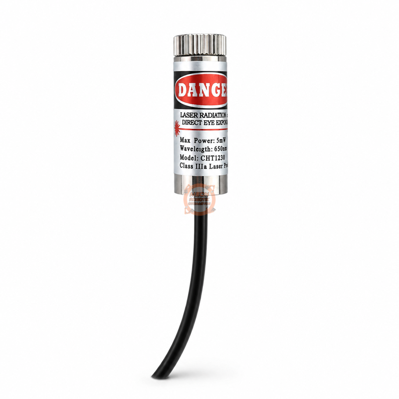 USB Kablolu 5 mW 650 nm Çizgi Lazer Modülü CHT1230