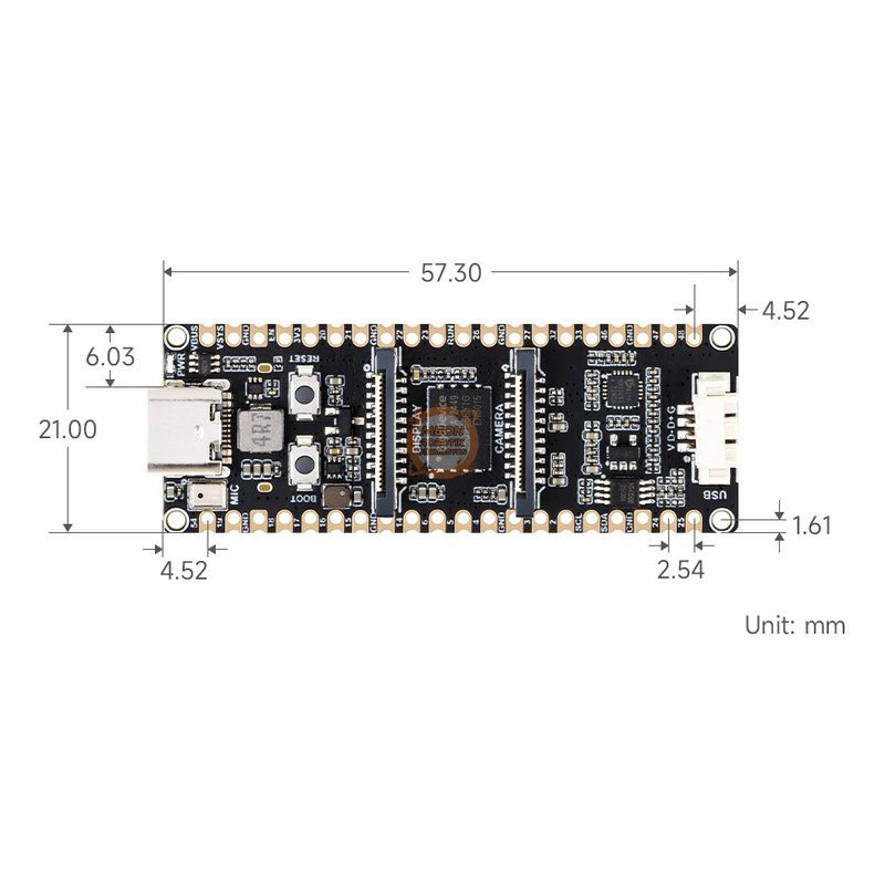 Waveshare ESP32-P4-Pico Geliştirme Kartı - SKU 32101