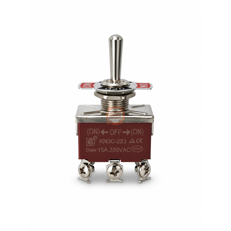 Yaylı Toggle Switch 15A 250VAC KN3C-223 6 Terminalli