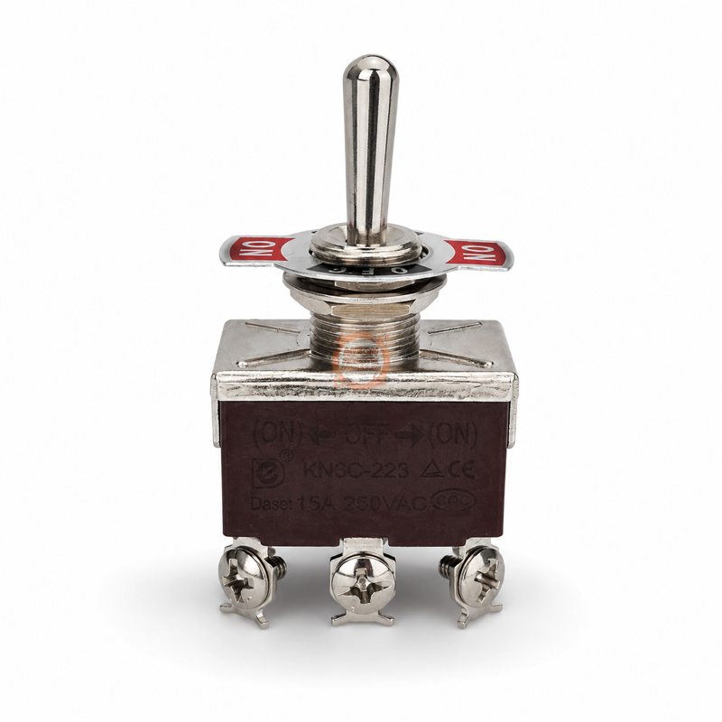 Yaylı Toggle Switch 15A 250VAC KN3C-223 6 Terminalli