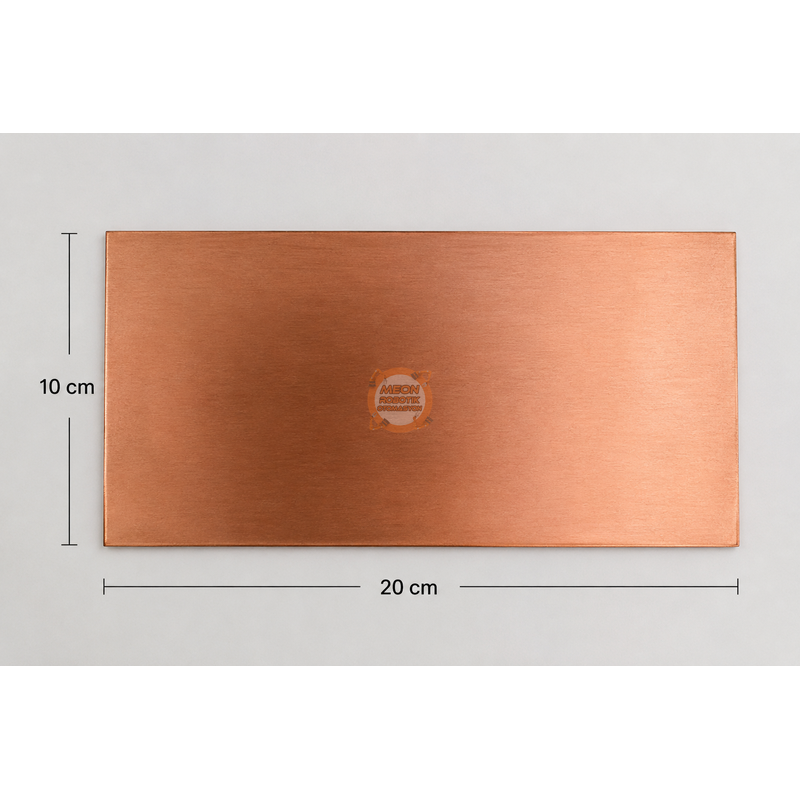 Bakır Plaket 10x20 cm