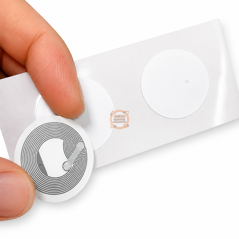 NFC Arkası Yapışkan Etiket 13.56 MHz NTAG213 144 Byte Programlanabilir