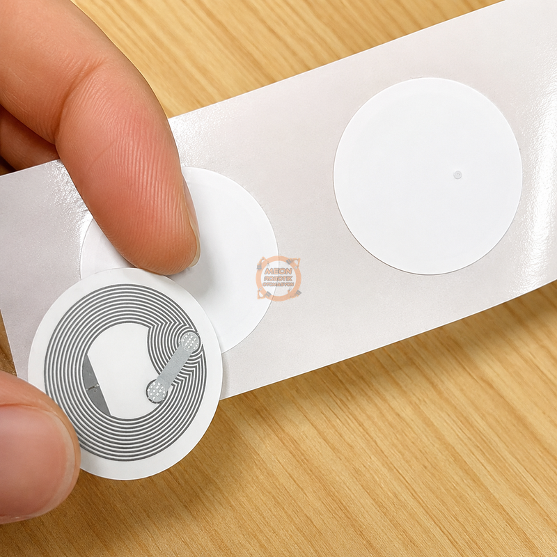 NFC Arkası Yapışkan Etiket 13.56 MHz NTAG213 144 Byte Programlanabilir