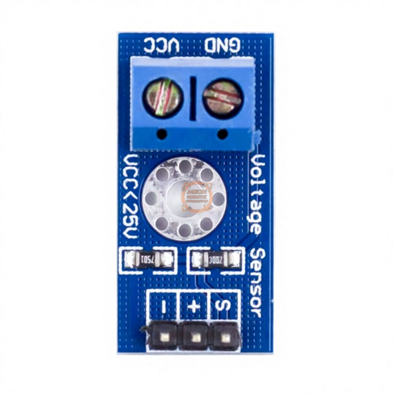 DC 0-25V Voltaj Sensörü Modülü – Analog Gerilim Ölçüm Kartı