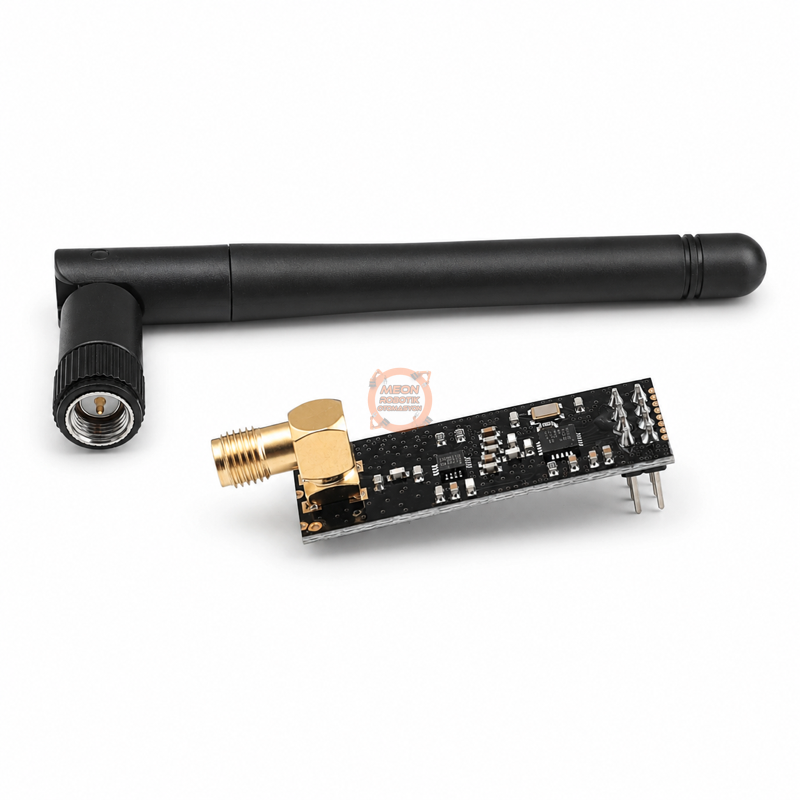 NRF24L01+PA+LNA 2.4 GHz Uzun Menzilli Kablosuz Haberleşme Modülü SMA Antenli