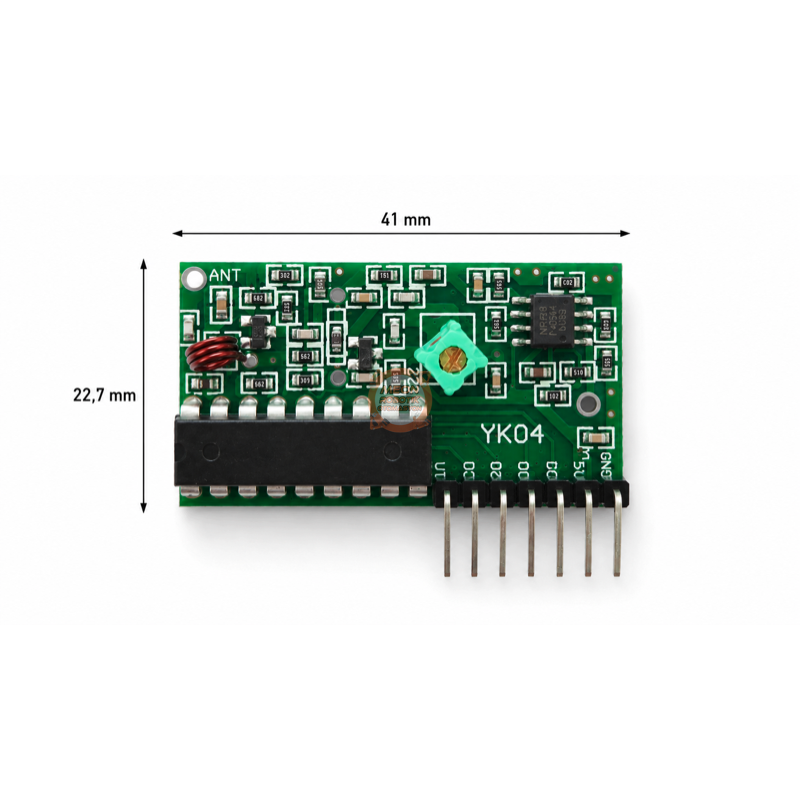 PT2272 Uyumlu 4 Kanal 433 MHz RF Alıcı Modül