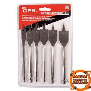 GFB Yaprak Matkap Ucu 6 Parçalı Set