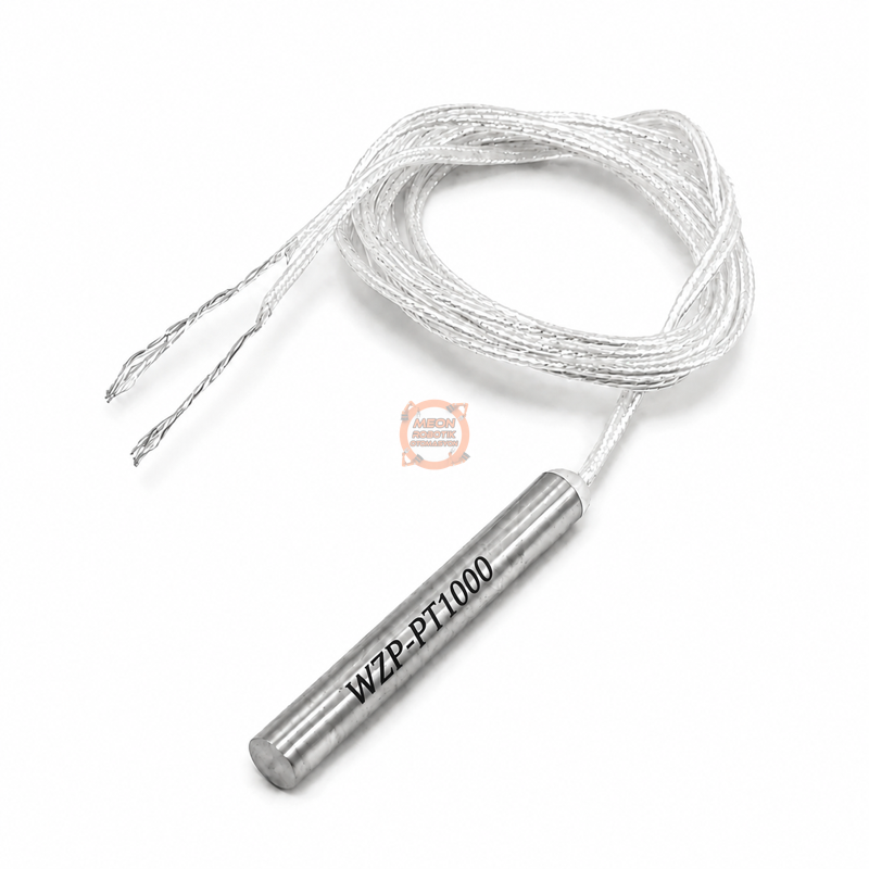 PT1000 Platin Dirençli Sıcaklık Sensörü – 1 Metre Kablolu