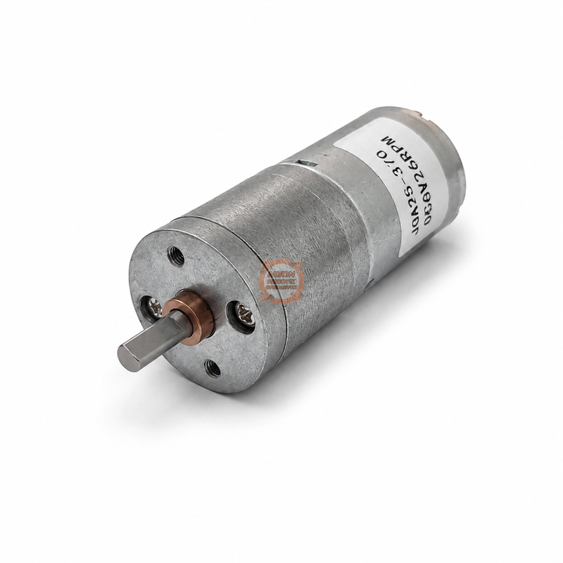 6V 25 mm 26 RPM Redüktörlü DC Motor – JGA25-370