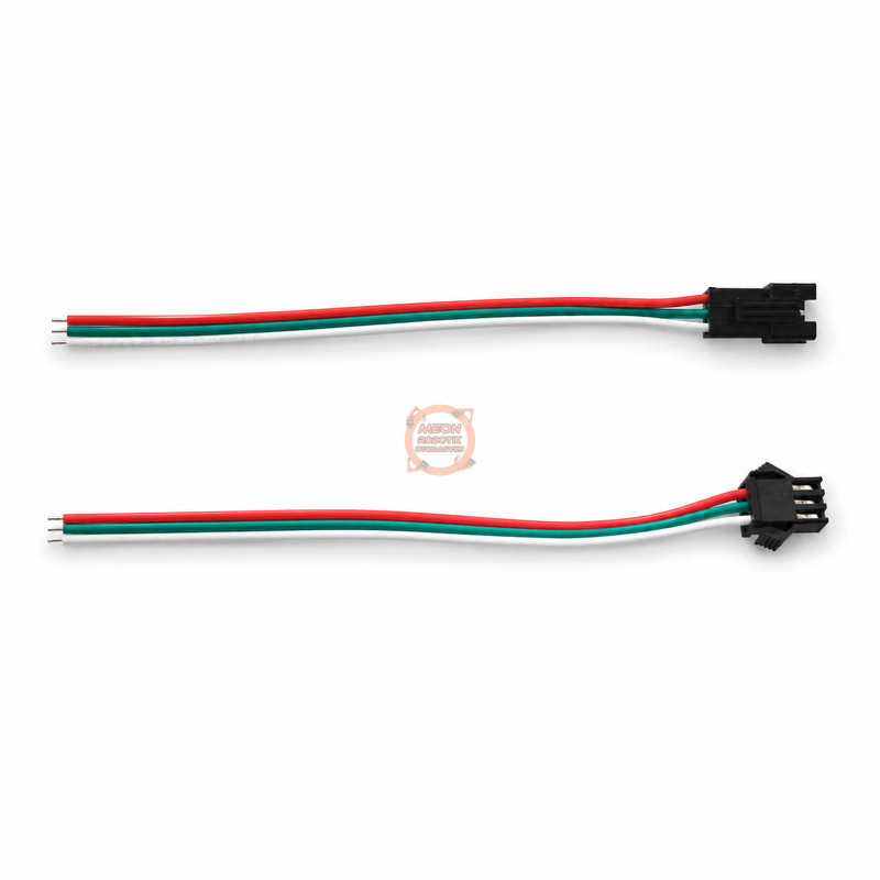 JST Konnektör 3 Pin SM Kablolu Erkek Dişi Takım 15 cm Elektronik Bağlantı Kablosu