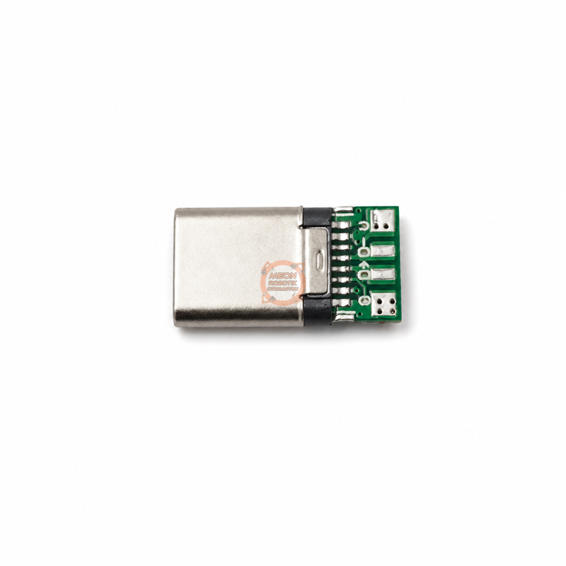 USB Type-C Erkek PCB Lehimlenebilir Soket 4 Pin
