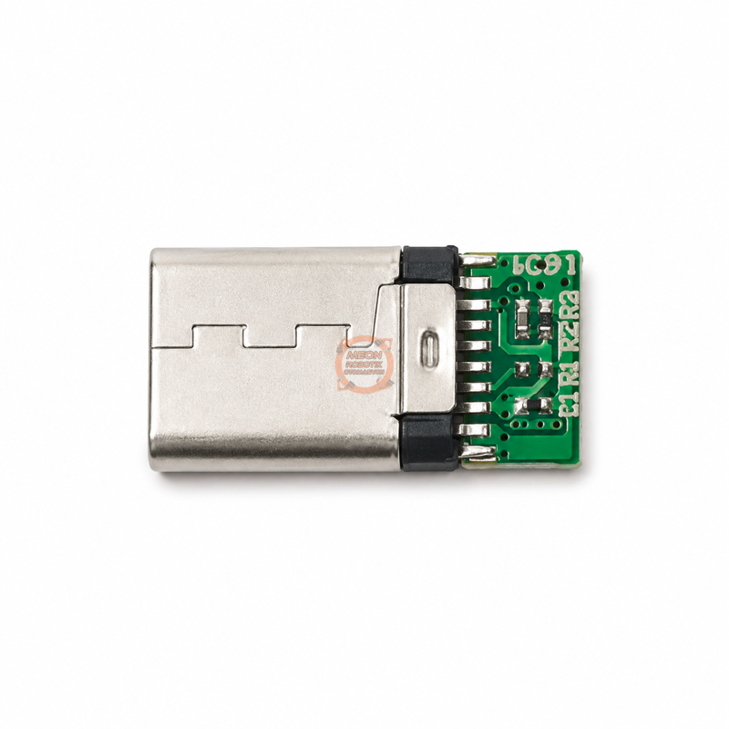 USB Type-C Erkek PCB Lehimlenebilir Soket 4 Pin