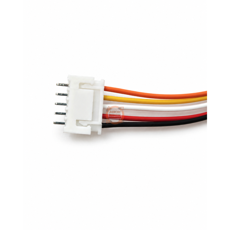JST-XH Konnektör 5 Pin 2.54mm 26AWG 20cm – Dişi Kablo ve Erkek PCB Soket Seti