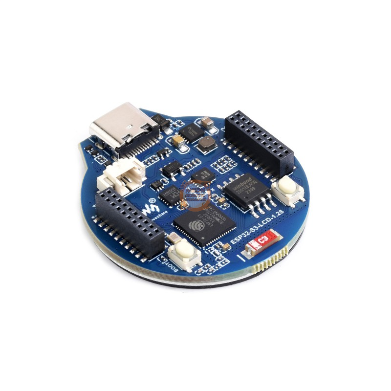 Waveshare ESP32-S3-LCD-1.28 Yuvarlak IPS LCD WiFi Bluetooth Geliştirme Kartı 1.28 İnç - SKU 26541