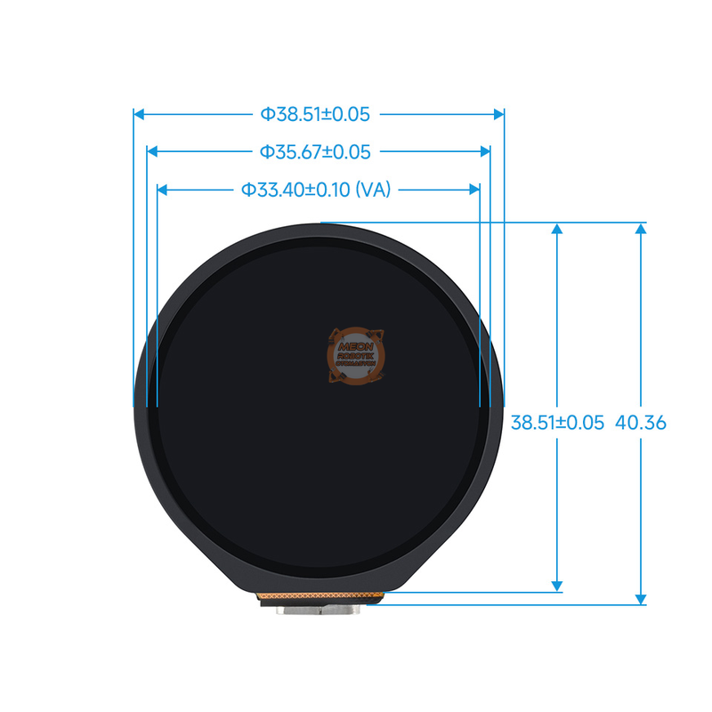 Waveshare ESP32-S3-Touch-LCD-1.28 Yuvarlak Dokunmatik IPS LCD WiFi Bluetooth Geliştirme Kartı 1.28 İnç - SKU 25098