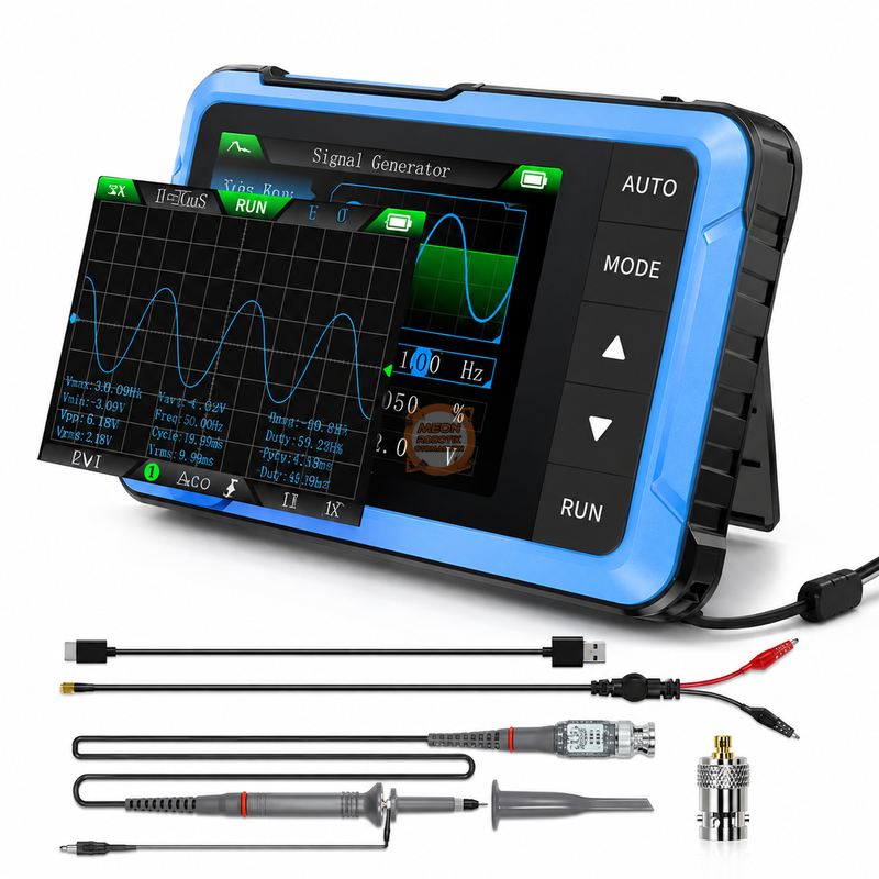 Mini Osiloskop 10 MHz 48 MS/s FNIRSI DSO-510 Sinyal Jeneratörlü