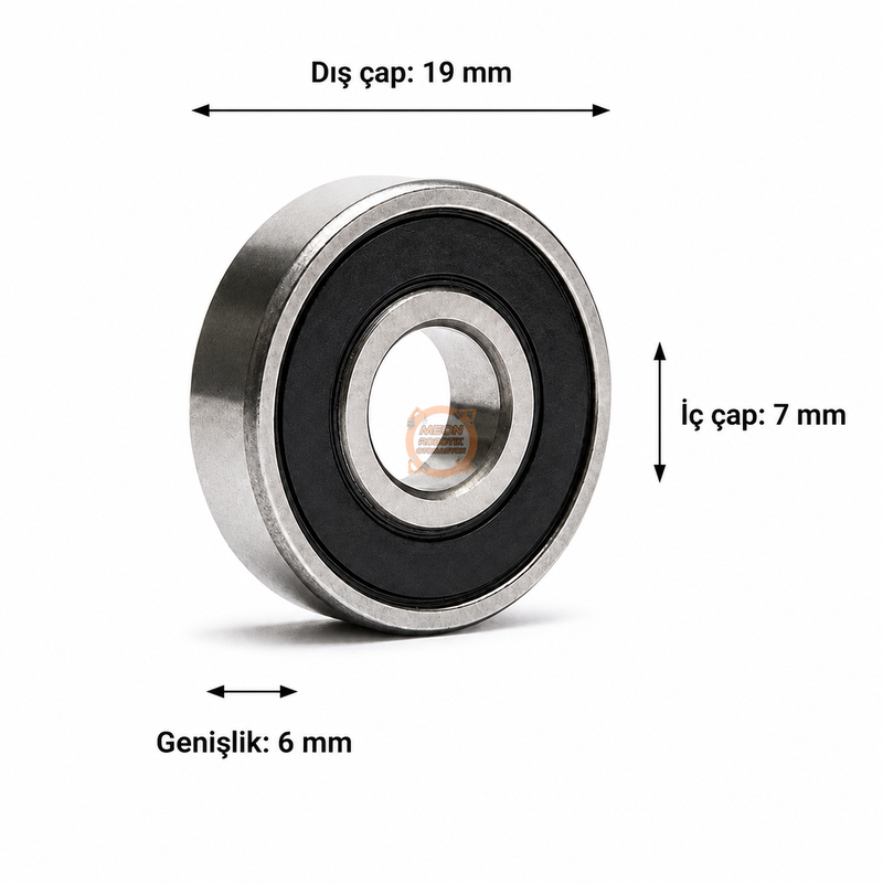 607 2RS 7x19x6 mm Minyatür Rulman
