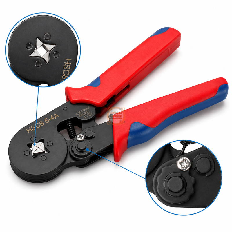 Yüksük Pensesi HSC8 6-4A 0.25-6 mm² Kendinden Ayarlı