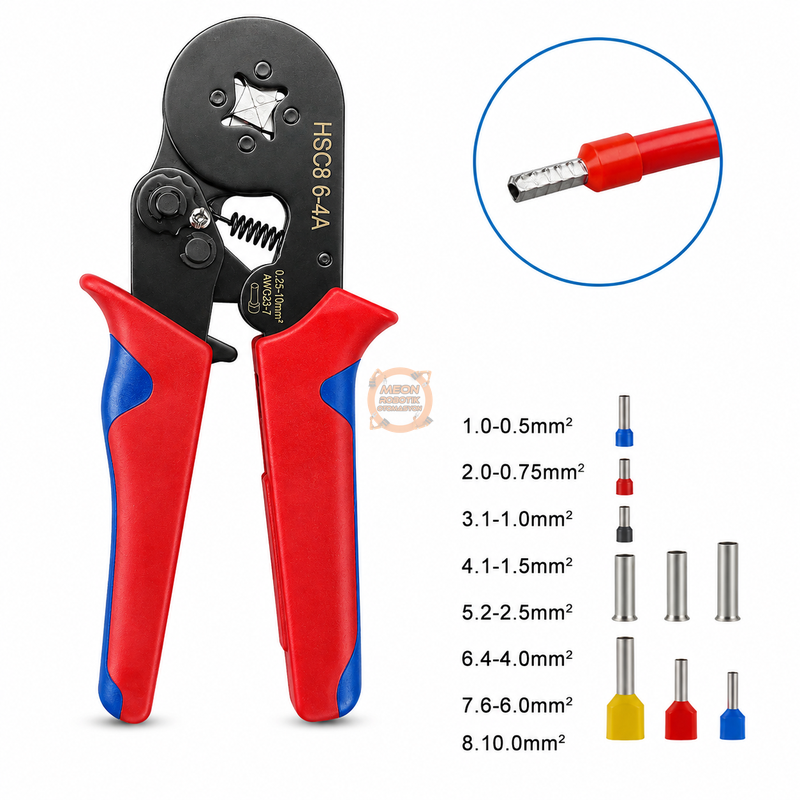 Yüksük Pensesi HSC8 6-4A 0.25-6 mm² Kendinden Ayarlı