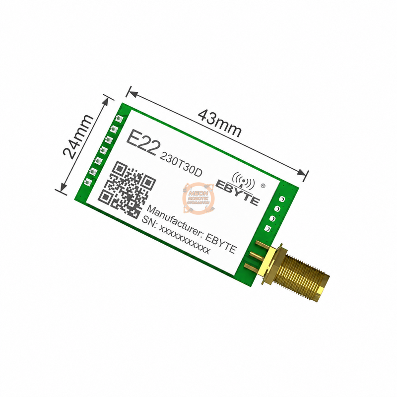Ebyte E22-400T30D SX1268 433/470 MHz 30 dBm UART LoRa Modülü Kablosuz - 10 km'ye Kadar
