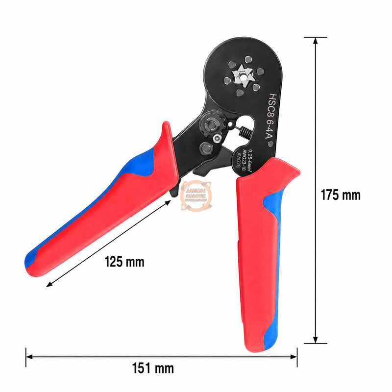 HSC8 6-6A Yüksük Pensesi 0,25-6 mm² Altıgen Sıkma