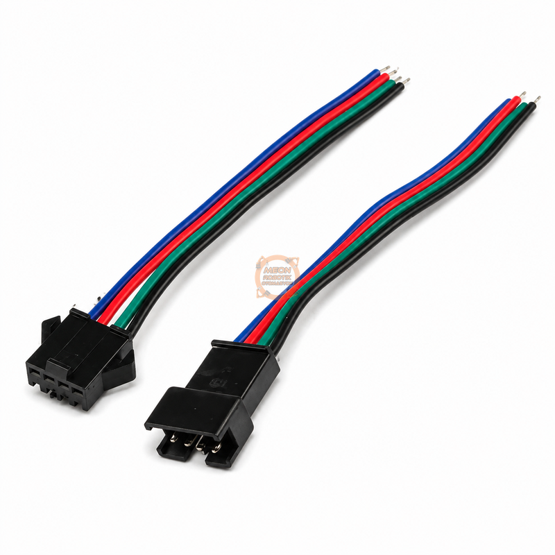 IC-261J-4 4 Pin JST SM Kablolu Konnektör Seti 15 cm Dişi-Erkek