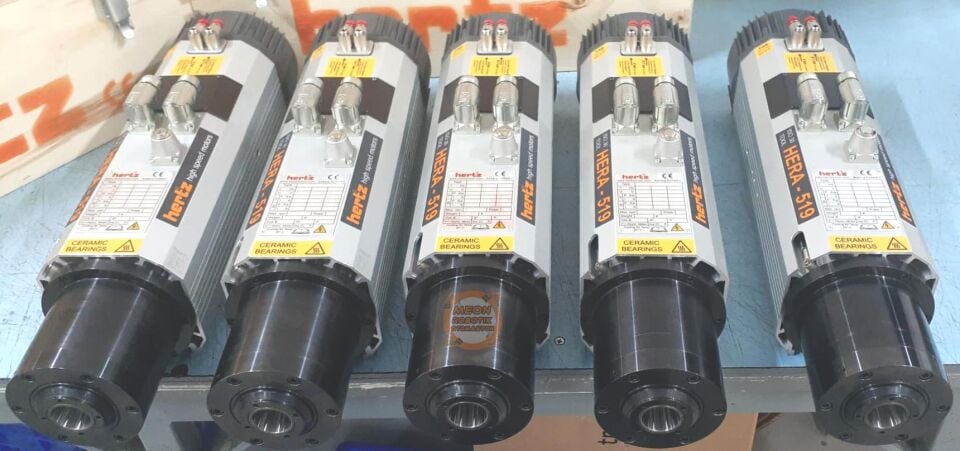 Hertz Hera519 9 Kw 24000 Devir Otomatik Takım Değiştirmeli Spindle Motor