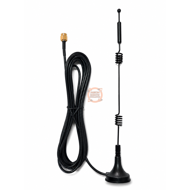 2.4G/5.8G 12dBi WiFi Anten SMA Erkek – Manyetik 3m Kablolu