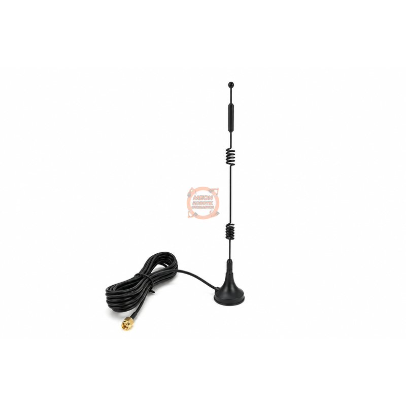 2.4G/5.8G 12dBi WiFi Anten SMA Erkek – Manyetik 3m Kablolu